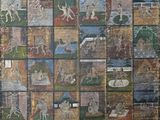 une image d'un tableau sur le mur d'un bâtiment