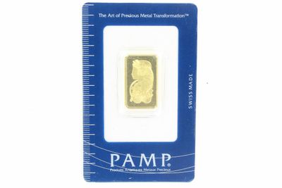 lingot d'or Pamp