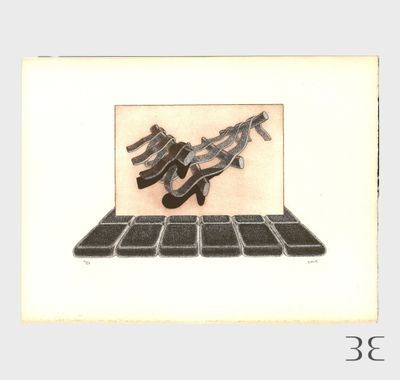 une photo d'une photo d'un clavier d'ordinateur