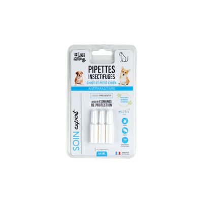 LOVE STORY - Pipettes Insectifuges - Chiot et Petit Chien <1…