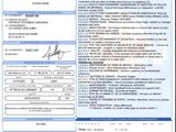 a close up of a document with a picture of a person on it