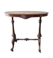 Table en loupe de noyer, datant de la fin du XIXe/début du X… (photo 2)