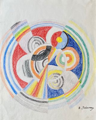 Robert Delaunay (1885-1941) Rythme 1, 1938