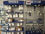 many items on the shelves in the store for sale