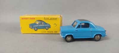 DINKY TOYS. 2 CV Vespa 400 bleu bel état, ref : 24L miniatur…