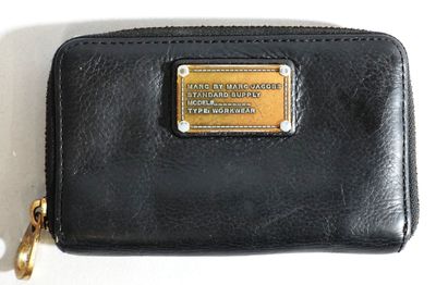 MARC JACOBS Portefeuille en cuir noir