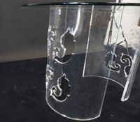 Table ronde en verre. (photo 3)