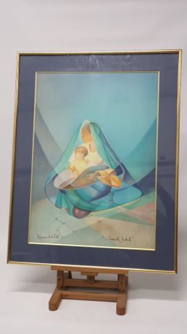 Janick LEDERLE (1917-2013) « Sans titre ». Lithographie, épreuve ...