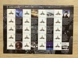 une photo d'une affiche sur laquelle figure l'image d'un avion