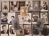 many old black and white photos of men and women