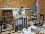a picture of a room with a lot of tools in it