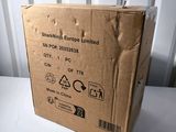 a cardboard box that is sitting on a table