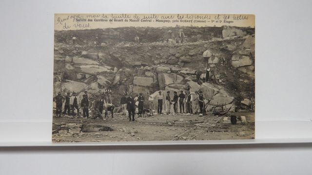 Guéret : Carrières du Maupuy : 1er et 2ème étages. TBE. Carte rar...