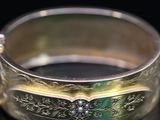 an image of a close up of a ring on a table