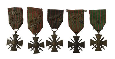 six médailles de l'Ordre de la Croix de fer