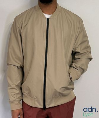 Veste bombers beige - ADRESSE PARIS - Taille M - 2 poches in…