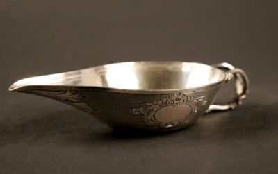 Canard de malade en argent poinçon Minerve.