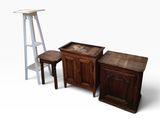 three pieces of furniture sitting next to each other