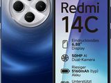 Smartphone Redmi 14C avec 4 Go de RAM, un appareil photo arrière de 64 Mpx et un autre de 48 Mpx