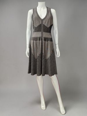 a black and white dress on a mannequin mannequin mannequin mannequin mannequin mannequin mannequin mannequin mann