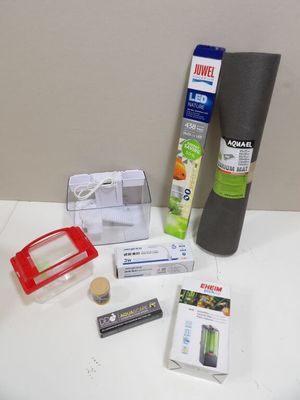 many items that are sitting on a white table