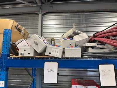 a lot of boxes and boxes on a shelf in a warehouse
