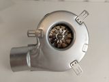 a metal object that is sitting on a white surface