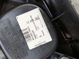 a close up of a motorcycle engine with a label on it