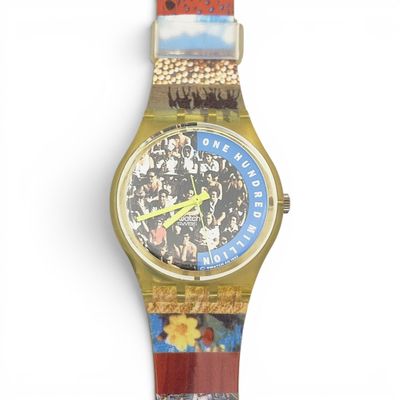une image représentant une montre sur laquelle figurent des personnes