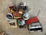 a lot of tools that are sitting on the floor