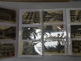a picture of a display of old photos on the wall
