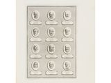 a drawing of a picture of a group of heads of people