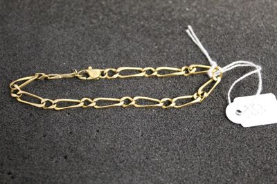 a close up of a chain with a tag attached to it