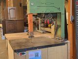 a machine that is sitting inside of a building