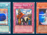 three cards of different types of cards are shown on a blue background