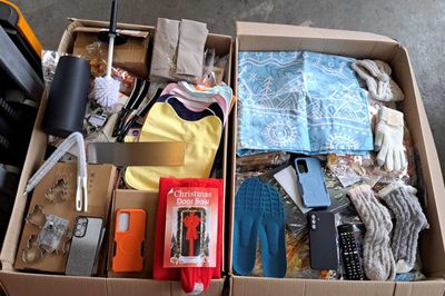 124 / 1 palette de 122 kg de mix (brosses toilettes, s…