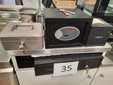 a microwave sitting on top of a counter in a kitchen