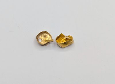 deux pièces d'or sont représentées sur un fond blanc