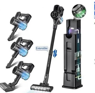 an image of a picture of a cordless vacuum cleaner