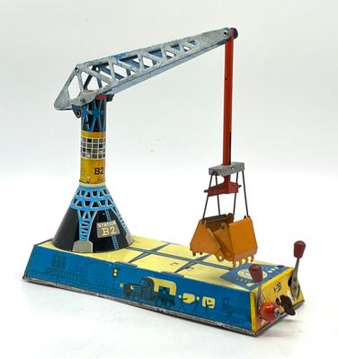 DBP Western Germany. Grue mécanique Station B2 à godet mobil…