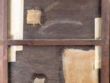a picture of a piece of wood with a piece of paper on it