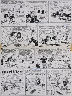 an image of a comic strip with a cartoon of a man on a horse