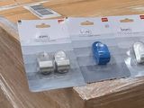 trois types différents de boutons sur une palette
