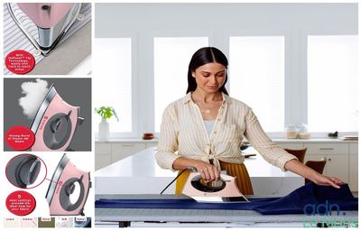 Fer à repasser vapeur SINGER Steam Craft 2600 W rose-gris, s…