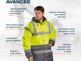 an image of a man wearing a safety jacket and pants