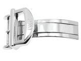 an image of a close up of a metal buckle on a white background