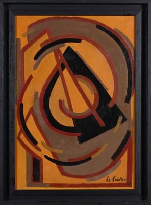 Andrée LE COULTRE (1917-1986) Composition gleiziste, 1949