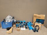 a lot of tools that are on a table