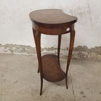 Table rognon en bois de placage et marqueterie - Style Trans… (photo 3)