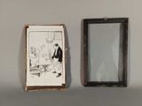 la photo d'une photo représentant un homme en costume et la photo d'un homme en costume